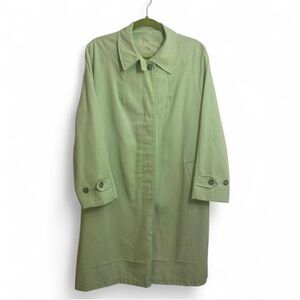 Wamsutta—Vintage Women’s Light Green Trench Coat